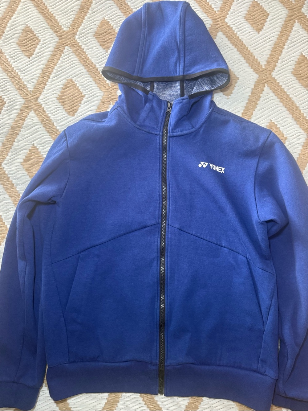 Yonex men’s ' Blue Full-Zip Hooded Jacket